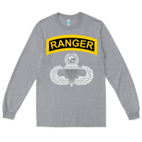 Heather Grey Ranger and Airborne Master Long Sleeve Tee - longCreatives