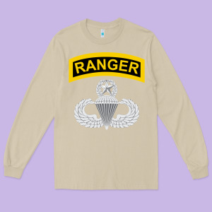 Ranger And Airborne Master Long Sleeve Tee Designed By Longcreatives