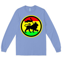 Colony Blue Rasta Lion Long Sleeve Tee - longCreatives