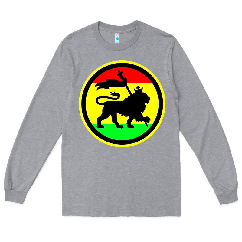 Rasta Lion Long Sleeve Tee by longCreatives | Teevron