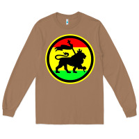 Toasted Coconut Rasta Lion Long Sleeve Tee - longCreatives