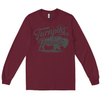 Burgundy Turnpike Copy Long Sleeve Tee - longCreatives