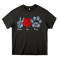 Asphalt Peace Love Paws Heavy Core Tee - Bettercallsaul
