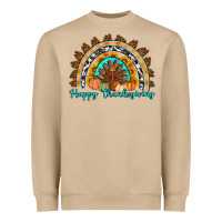 Mushroom Happy thanksgiving rainbow Heavyweight Sweatshirt - Artiststas