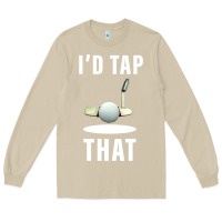 Mushroom I'd Tap That TFunny Golf Long Sleeve Tee - longCreatives
