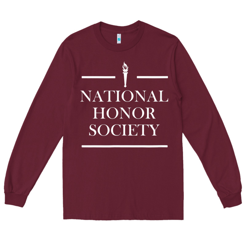National Honor Society Torch Long Sleeve Tee by longCreatives | Teevron