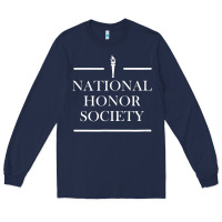 Navy National Honor Society Torch Long Sleeve Tee - longCreatives