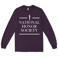 Plum National Honor Society Torch Long Sleeve Tee - longCreatives