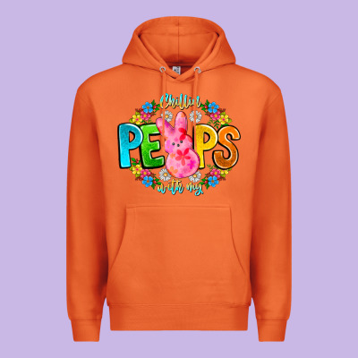 Chillin Peeps With My Premium Hoodie Designed By Cowhidedigitalart