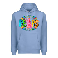 Colony Blue Chillin Peeps With My Premium Hoodie - CowhideDigitalArt