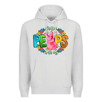Dove Grey Chillin Peeps With My Premium Hoodie - CowhideDigitalArt