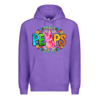 Purple Chillin Peeps With My Premium Hoodie - CowhideDigitalArt