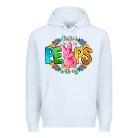 White Chillin Peeps With My Premium Hoodie - CowhideDigitalArt