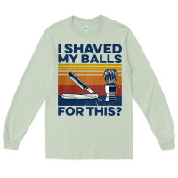 Matcha Nice I Shaved My Balls For This Vintage Long Sleeve Tee - longCreatives