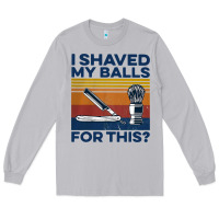 Moon Dust Nice I Shaved My Balls For This Vintage Long Sleeve Tee - longCreatives