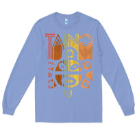 Colony Blue Taino Sun Boricua Vintage Taino Gift of Puerto Rico Long Sleeve Tee - longCreatives