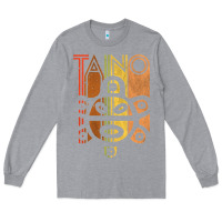 Heather Grey Taino Sun Boricua Vintage Taino Gift of Puerto Rico Long Sleeve Tee - longCreatives