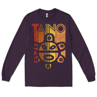 Taino Sun Boricua Vintage Taino Gift Of Puerto Rico Long Sleeve Tee | Teevron