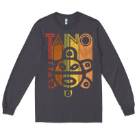 Smoke Taino Sun Boricua Vintage Taino Gift of Puerto Rico Long Sleeve Tee - longCreatives