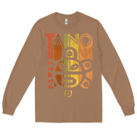 Toasted Coconut Taino Sun Boricua Vintage Taino Gift of Puerto Rico Long Sleeve Tee - longCreatives