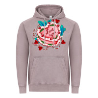 Vintage Zinc valentines day cakes olivia creates design Vintage Hoodie - OliviaCreatesArt