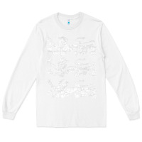 White Retro Three England Lions Vintage Souvenir Long Sleeve Tee - longCreatives