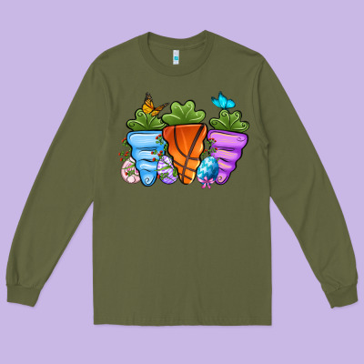 Basketball Easter Sports Carrots Long Sleeve Tee Designed By Oliviacreatesart