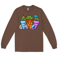 Chestnut Basketball Easter sports carrots Long Sleeve Tee - OliviaCreatesArt