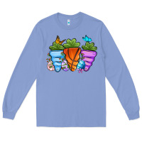 Colony Blue Basketball Easter sports carrots Long Sleeve Tee - OliviaCreatesArt