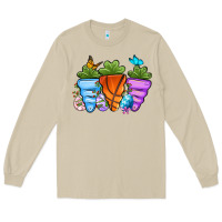 Mushroom Basketball Easter sports carrots Long Sleeve Tee - OliviaCreatesArt