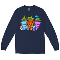 Navy Basketball Easter sports carrots Long Sleeve Tee - OliviaCreatesArt