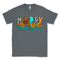 Charcoal Heather Happy Thanksgiving Classic Tee - Artiststas