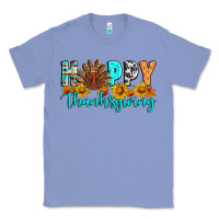 Colony Blue Happy Thanksgiving Classic Tee - Artiststas