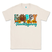 Natural Happy Thanksgiving Classic Tee - Artiststas