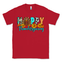 Red Happy Thanksgiving Classic Tee - Artiststas
