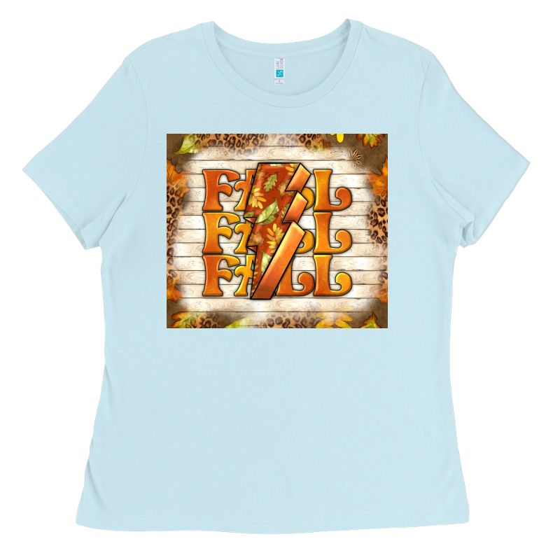 Fall With Lightning Bolt Ladies Tee by TumblerDesignByShophia | Teevron