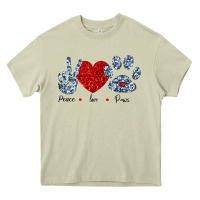 Mossy Peace Love Paws Heavy Core Tee - Bettercallsaul