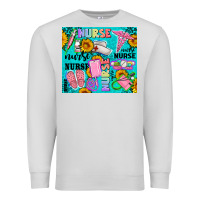 Dove Grey western nurse Premium Sweatshirt - AdoDesignShop