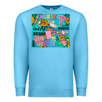 Ocean Blue western nurse Premium Sweatshirt - AdoDesignShop