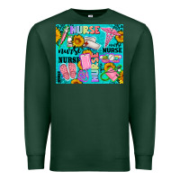 Sports Green western nurse Premium Sweatshirt - AdoDesignShop
