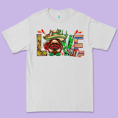 Mexico Love With Gnome Premium Tee Designed By Nancycooperartshop