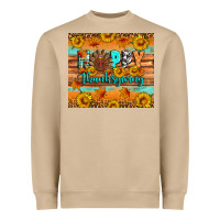 Happy Thanksgiving Heavyweight Sweatshirt | Teevron