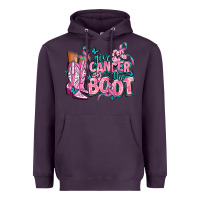 Plum give the cancer boot Heavyweight Hoodie - AdoDesignShop
