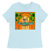 Baby Blue sunshine on my mind Ladies Tee - TumblerDesignByShophia