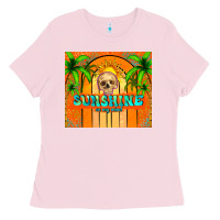 Bubblegum Pink sunshine on my mind Ladies Tee - TumblerDesignByShophia