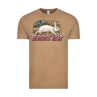 Vintage Coffee Do the Bunny hop Easter Day Vintage Tee - HowdyJamesFarm