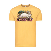 Vintage Mustard Do the Bunny hop Easter Day Vintage Tee - HowdyJamesFarm