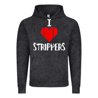Vintage Black I Love Strippers Funny Sex gift Vintage Hoodie - longCreatives