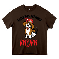 Chocolate Brown Dachshund Mom Heavy Core Tee - Bettercallsaul