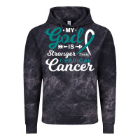 My God Is Stronger Than Cervical Cancer Awareness Warrior Vintage Hoodie | Teevron